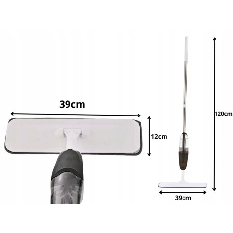 Швабра для прибирання з розпилювачем і мікрофіброю 3 шт.