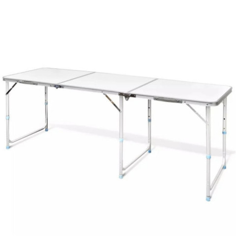 Раскладной садовый стол чемодан для кемпинга с ручкой 180 x 60 см