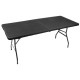 Складний садовий стіл Gardlov чорний 180 см
