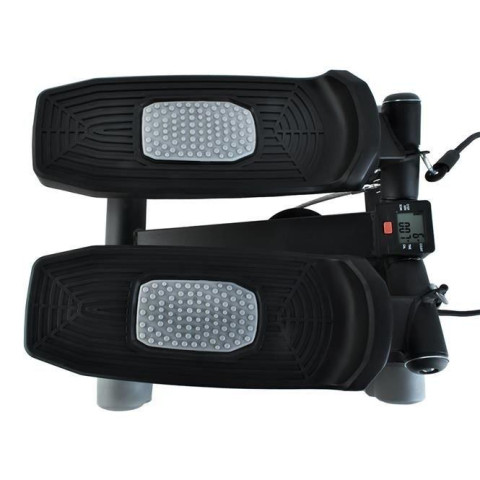 Поворотный степер-тренажер для дома с эспандерами Trizand