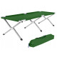 Металеве розкладне ліжко 187 см х 70 см зелений