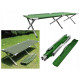 Металеве розкладне ліжко 187 см х 70 см зелений