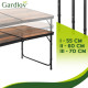 Складаний садовий стіл Gardlov + 4 стільці Gardlov 27304