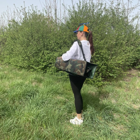 Складне рибальське крісло камуфляж Панама Trizand 