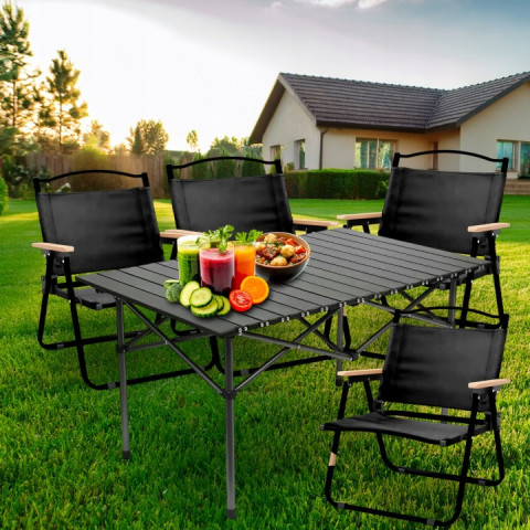 Складной пластиковый стол прямоугольный Maxsell 95 x 55 x 50 см