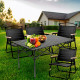 Складной пластиковый стол прямоугольный Maxsell 95 x 55 x 50 см
