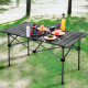 Складной пластиковый стол прямоугольный Maxsell 95 x 55 x 50 см