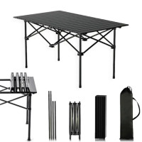 Складной пластиковый стол прямоугольный Maxsell 95 x 55 x 50 см