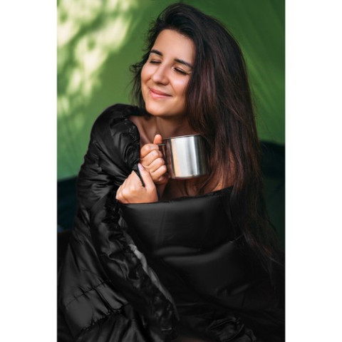 Туристический спальный мешок Trizand черный