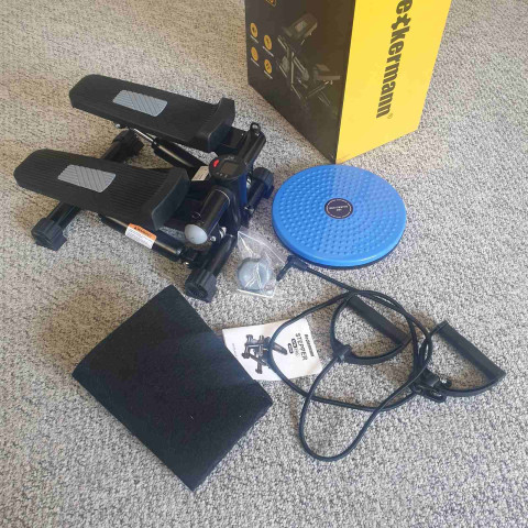 Тренажерная степер Heckermann M2248 с ручными эспандерами, матом и твистером