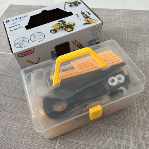 Дитячий творчий конструктор 100 ел. Iso Trade