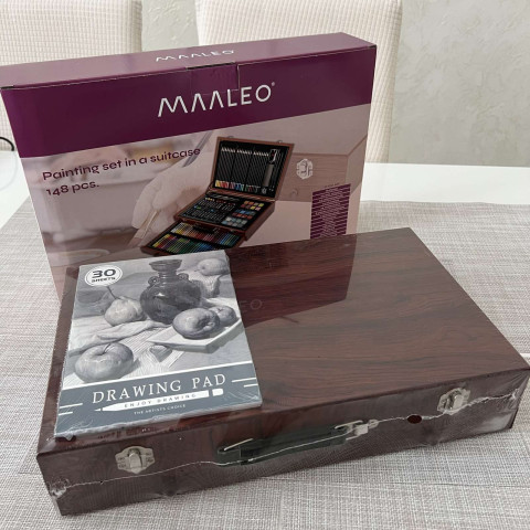 Художній набір для малювання та творчості 148 шт. Maaleo 15611
