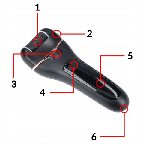 Електрична пилка-пемза для ніг Renew Force ZCA017