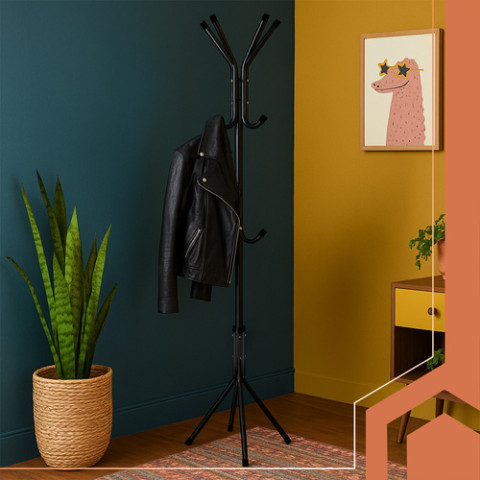 Вешалка для верхней одежды напольная Ruhhy черный