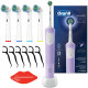 Електрична зубна щітка Oral-B Vitality PRO D103 бузкового кольору з насадками