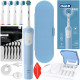 Електрична зубна щітка Oral-B Vitality PRO D103 Protect X Clean Blue з насадками і футляром