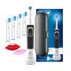 Набор электрической зубной щетки Oral-B Vitality с футляром + насадка черная