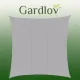 Тент парус від сонця 3,6 х 3,6м Gardlov 23164 сірий
