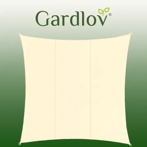 Тент парус от солнца 3,6х3,6м Gardlov 23165 бежевый