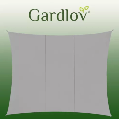 Тент від сонця 4x3м Gardlov 23143 сірий