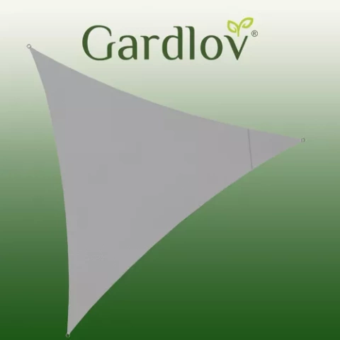 Тент парус від сонця 3 x 3 x 3м Gardlov 23147 сірий