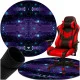 Игровой коврик под стул круглый Dunmoon 25956